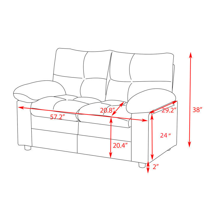 Latitude Run® 3 Piece Standard Living Room Set Wayfair Canada